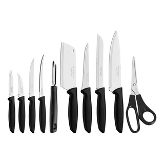 Conjunto De Facas Tramontina 10 Pçs Plenus Lâminas Aço Inox Conjunto De Facas Tramontina 10 Pçs Plenus Lâminas Aço Inox