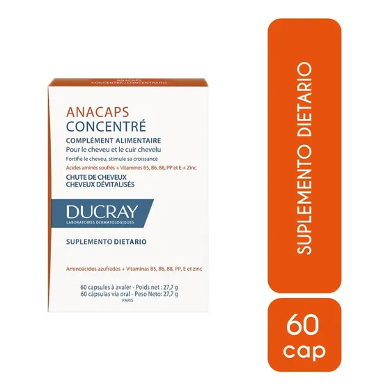 Tratamiento Capilar Ducray Anacaps Anticaida X 60 Capsulas