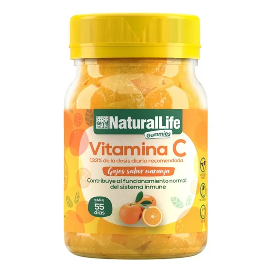 Vitamina C Gummies Para 55 Dias Natural Life Sabor Naranja | Cuotas sin interés