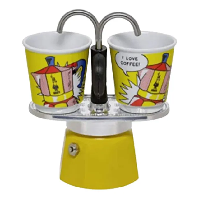 Cafetera Mini 2tz Con Tacita Lichtenstein Bialetti - 740539