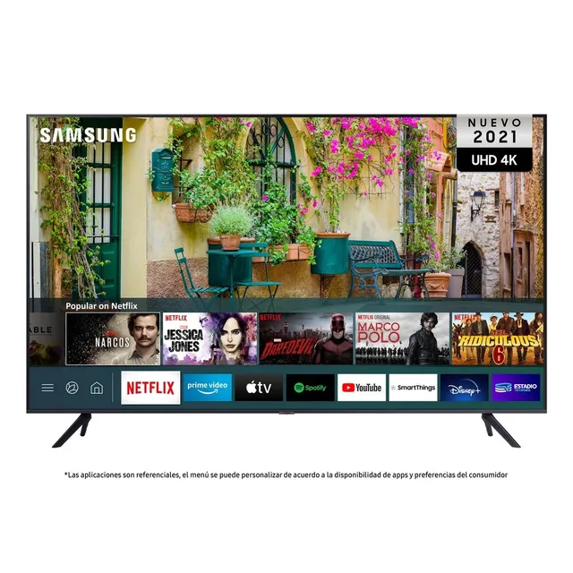 Televisor Samsung Smart Tv 43'' 4k Uhd Hdr Led Serie 7 2021