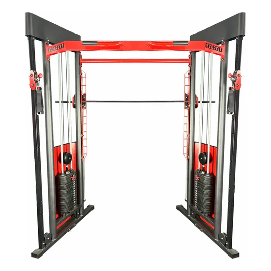 Cross Over Angular Exercit 3 Com Barra Guiada Rolamentada Cor da estrutura Preto