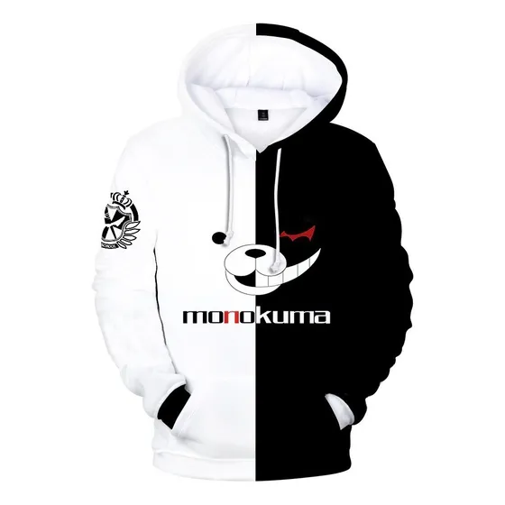 Danganronpa Monokuma Cosplay Sudadera Con Capucha Anime