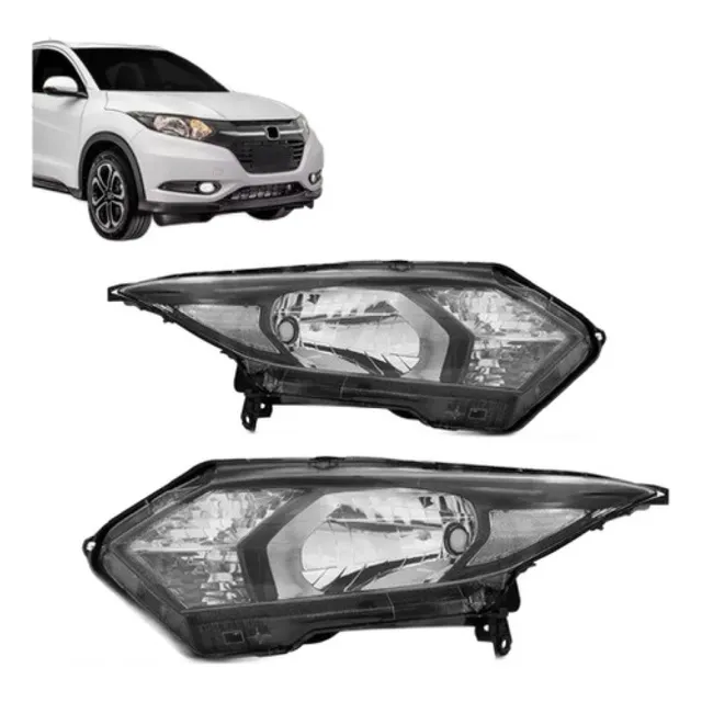 Par Farol Hrv 2015 2016 2017 2018 Eletrico Com Motor Sem Led