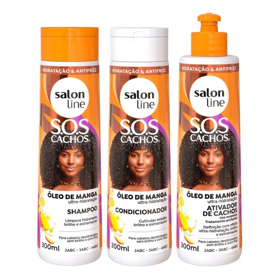 Kit Salon Line S.o.s Cachos  - Hidratação E Antifrizz