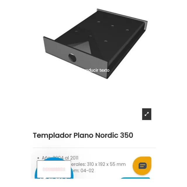 Templador Amesti Nordic 350 Artesanal 4 Milímetros