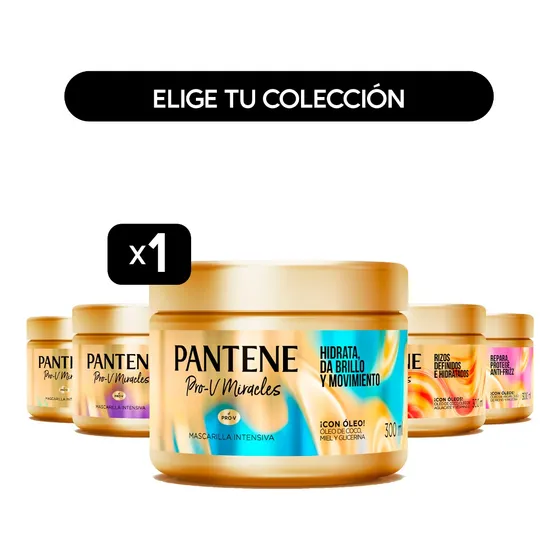 Mascarilla Intensiva Pantene 300ml - Colección Completa