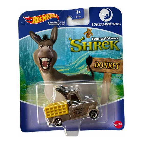 Hot Wheels Marca Mattel Modelo Shrek Donkey Serie Character