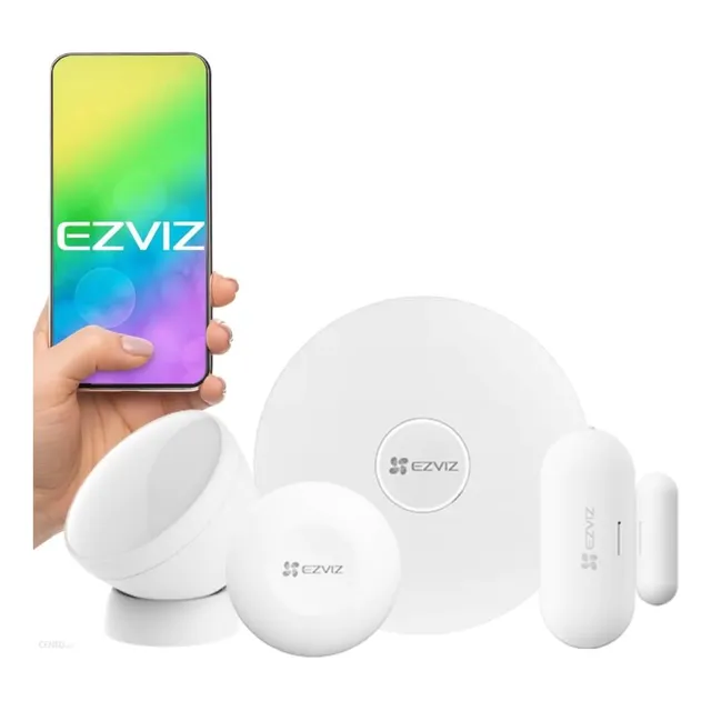Ezviz B1 Kit De Alarma Inalambrica A3 Zigbee Tc1, Tc2, Tc3