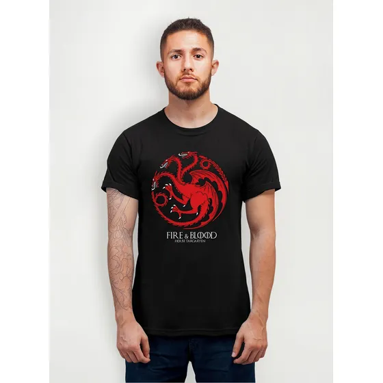 Playera Para Hombre House Targaryen Game Of Thrones