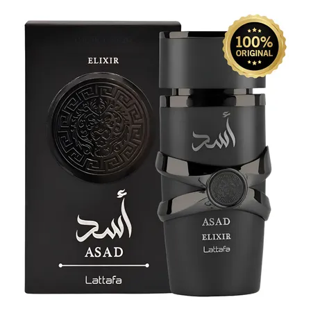 Perfume Asad Elixir Lattafa Árabe Original Nota Fiscal
