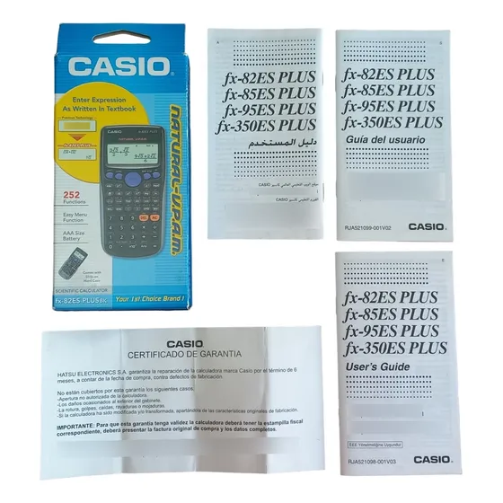 Solo Caja Y Manuales De Casio Fx-82es Plus En Olivos - Zwt