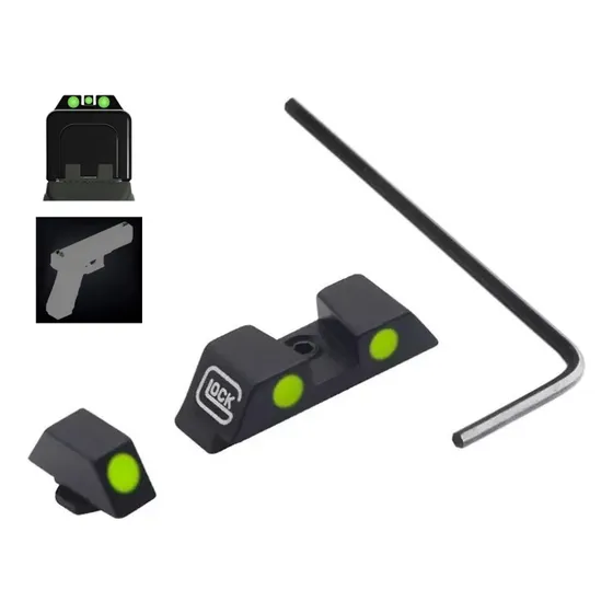 Mira Glock Co2 Iluminada Noctuna Tactica Ar G19 G25 Pistola