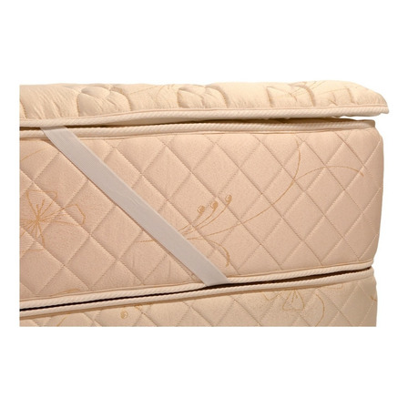 Pillow Top Desmontable Multiflex 130x190x4cm Cubre Colchón Color Beige Diseño De La Tela Lisa Tamaño Del Colchón 2 Plazas Pillow Top Desmontable Multiflex 130x190x4cm Cubre Colchón Color Beige Diseño De La Tela Lisa Tamaño Del Colchón 2 Plazas
