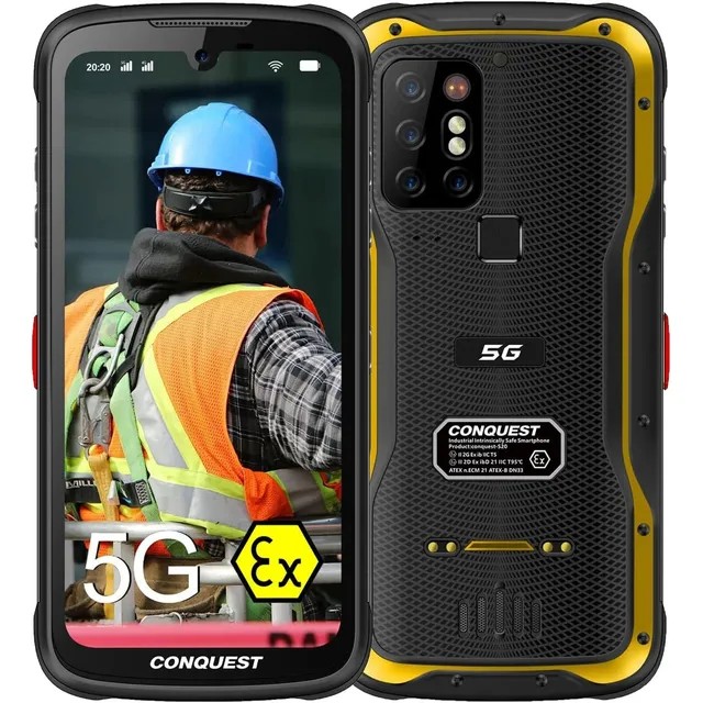 Conquest S20 Atex - Celular Resistente Uso Rudo Todo Terreno