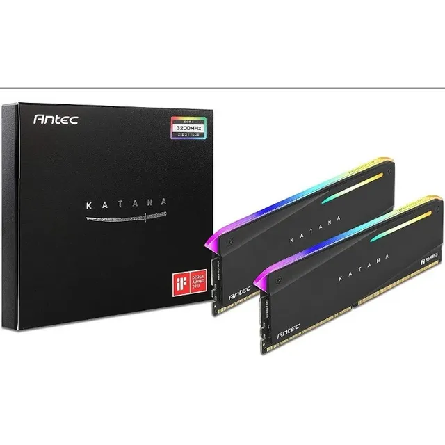 Antec Katana Memoria Rgb 16 Gb (2x8 Gb) Ddr4 3600mhz 