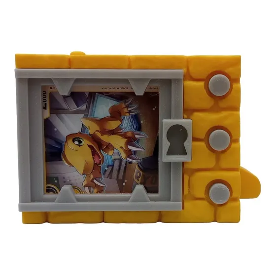 Deck Box V-pet Digimon Caja Cartas Premium Pixelados_