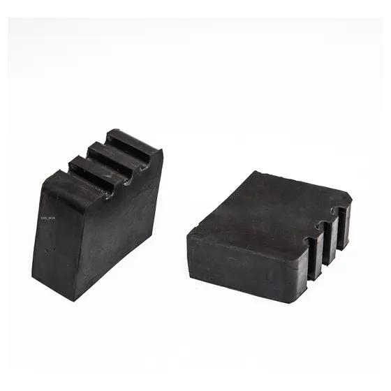 Sapata Pé Ponteira De Borracha 30 X 70 Mm Escada Madeira Par