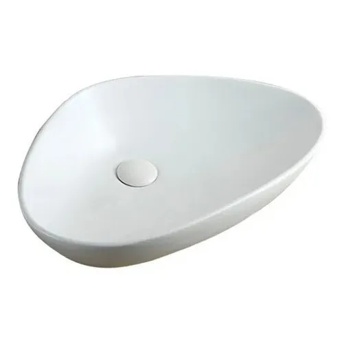 Lavamanos Oval De Sobreponer 59 X 39 X 13.5 Cm