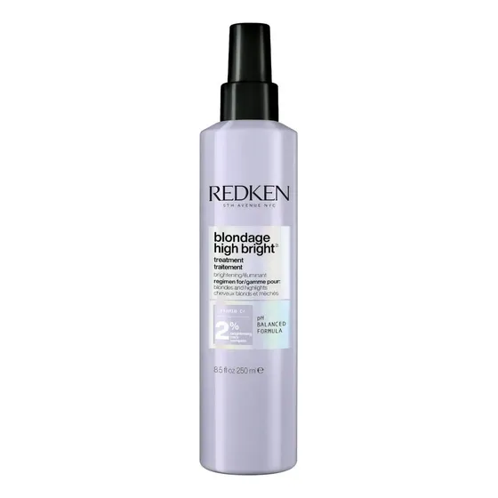 Pre-Tratamiento con vitamina C Iluminador de Cabello Rubio Blondage High Bright 250ml