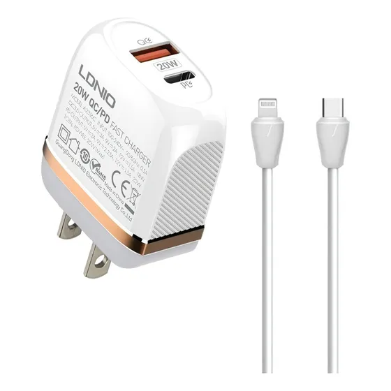 Cargador Carga Rapidacable Pd 4.0 20w Y Puerto Usb 3.0