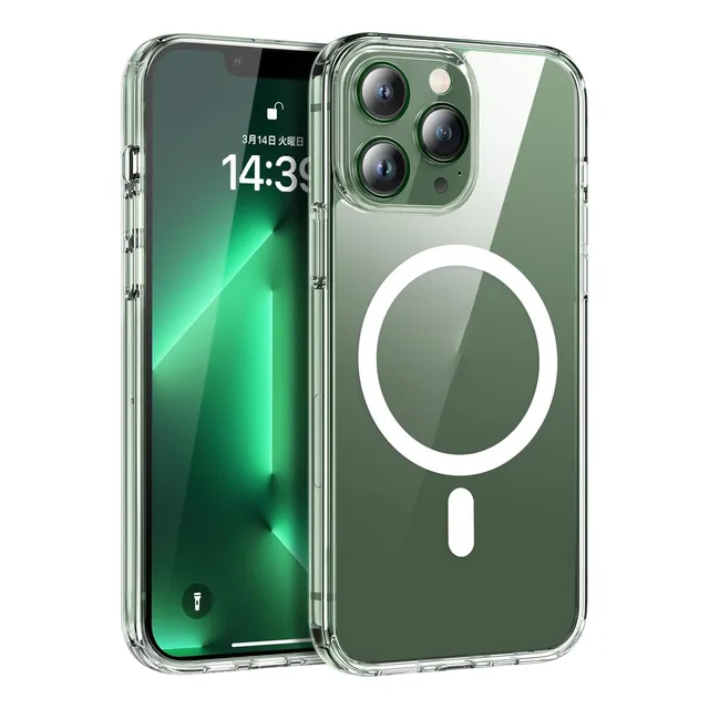 Funda Magnética Para iPhone (varios Modelos) Transparente
