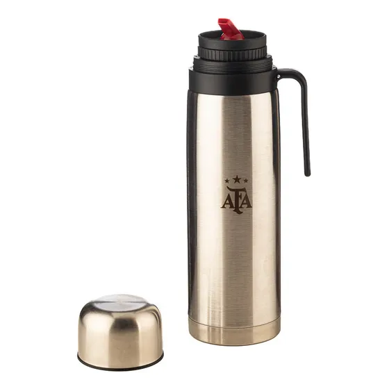 Termo Acero Inox Personalizado Grabado Laser 1l Pico Cebador