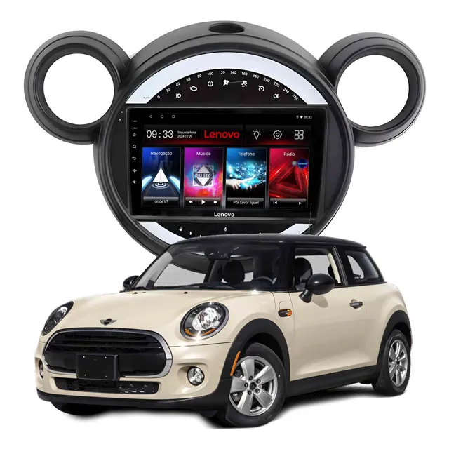 Multimídia Lenovo Mini Cooper 2007 A 2016 Quadcore 2+64gb 9p