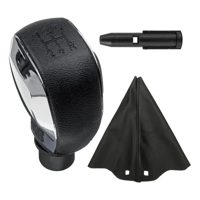 Pomo Cromado Palanca Cambios Para Peugeot / Citroën + Funda
