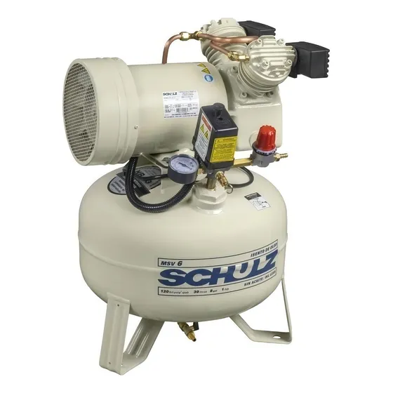 Compressor de ar elétrico Schulz MSV 6/30 29L 1hp 127/220V