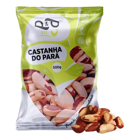 Castanha Do Pará Inteira 500g - P&p
