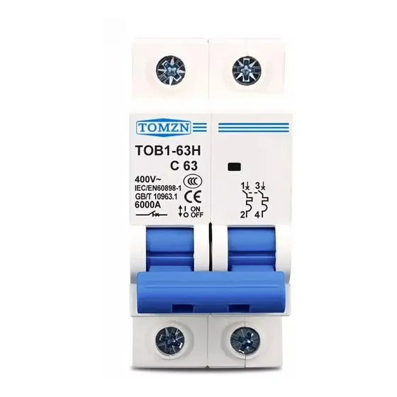 Breaker Termomagnético 2x16 Riel Din 16 Amper 2 Polos Cable 