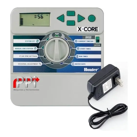 Programador De Riego Hunter Automatico Xcore 4 Estaciones