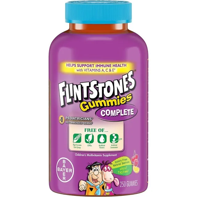 Vitamina Americana Niños Flintstones Completa, 250 Gomitas