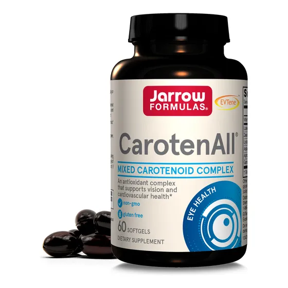 Suplemento Jarrow Formulas Carotenall 60 Cápsulas Blandas