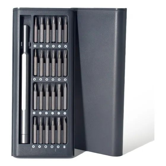 Destornillador Juego Kit Portátil 24puntas Iman Profe. Mixio