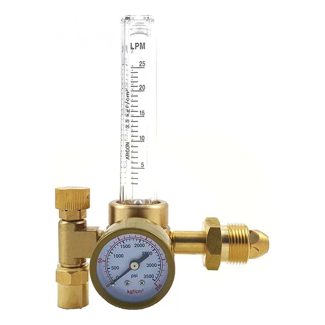 Regulador De Argón Con Flujometro 0-3500 Psi Marca Süa