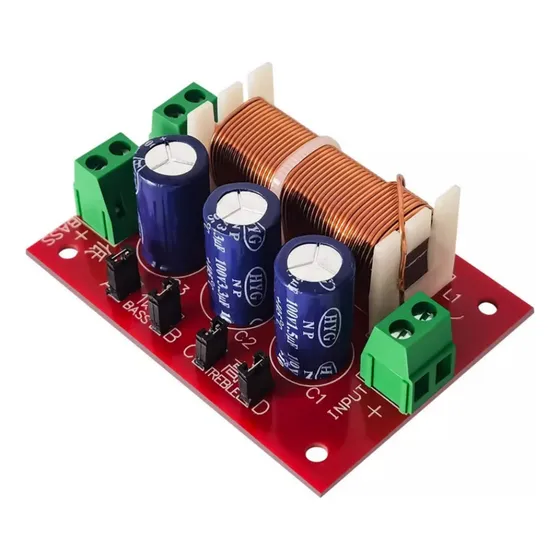 Divisor De Frequencia 2 Vias Ajustavel Crossover 400w