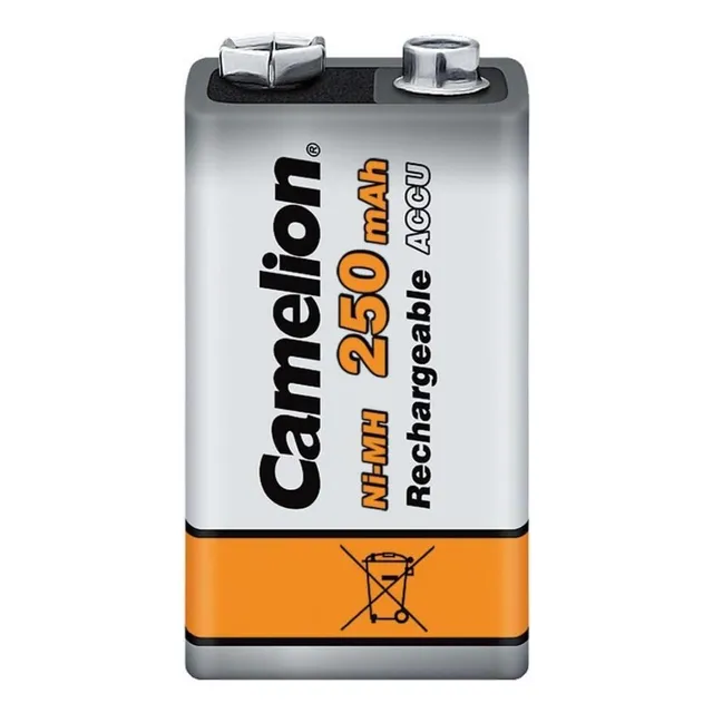 Pila Bateria 9v 250mah Ni-mh Recargable Camelion