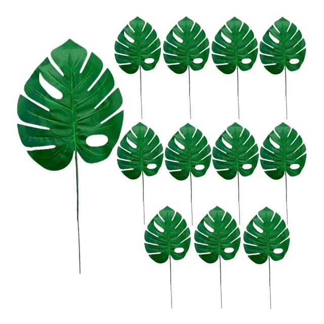Kit 12 Folhas De Tartaruga Ou Adão Artificial Decoração
