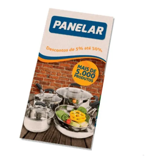 Panfleto Filipeta  Couchê 90g - 10x21 - 1000 Und - 4x0