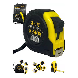 Trena 3m Profissional Ferramenta Resistente Emborrachada Aço Trena 3m Profissional Ferramenta Resistente Emborrachada Aço