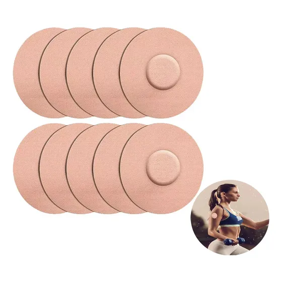 10 Parches Adhesivos Piel Sensor Para Freestyle Glucometro