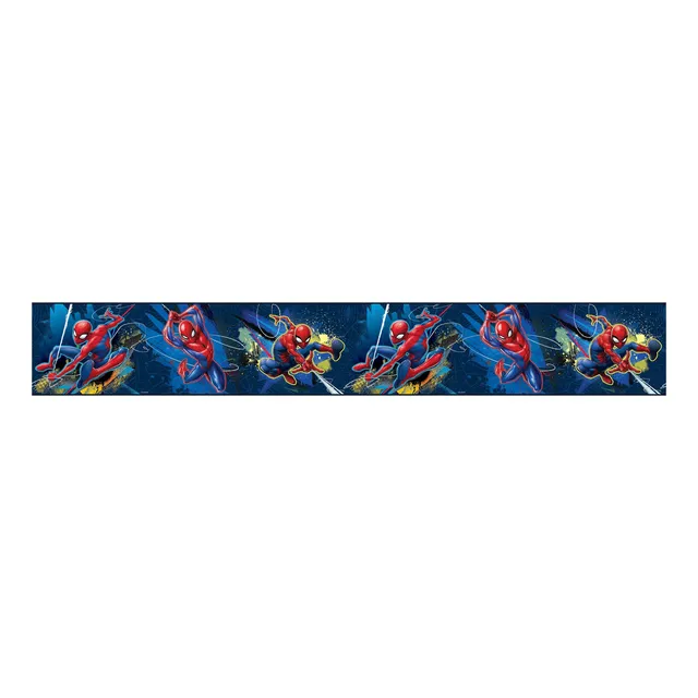 Cenefa Adhesiva Infantil Spiderman 6mts X 12cm