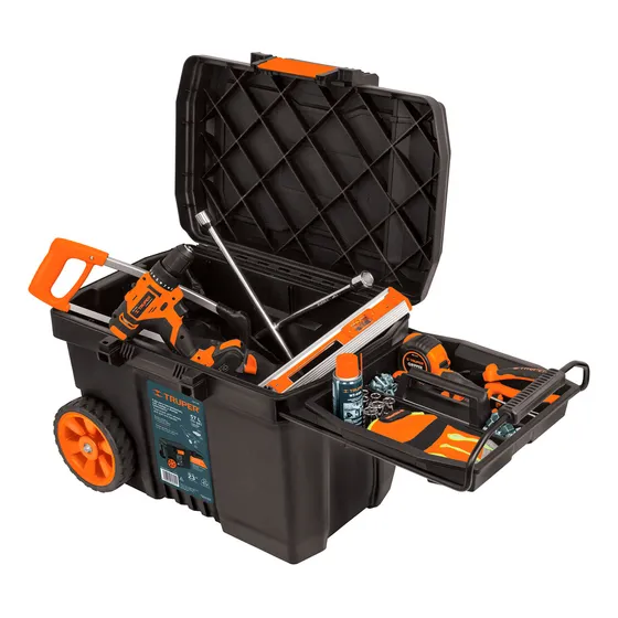 Caja Para Herramientas 23  Con Ruedas Chp-23r Truper