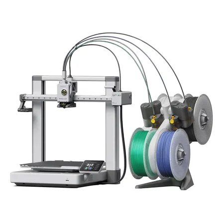 Bambu Lab A1 Impresora 3d Combo AMS Lite color plateado