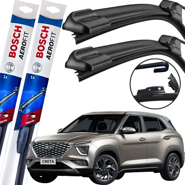 Palheta Limpador Parabrisa Creta 2021 A 2025 Original Bosch