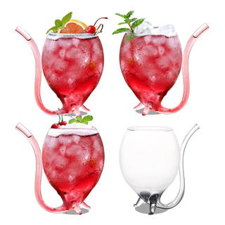 Vampire Wine Glass 12oz Set Of 4 Creative Cocktail Glasses D Vampire Wine Glass 12oz Set Of 4 Creative Cocktail Glasses D