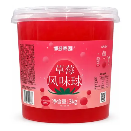 Balde Bubble Tea Popping Esfera Gelatinosa 3kg