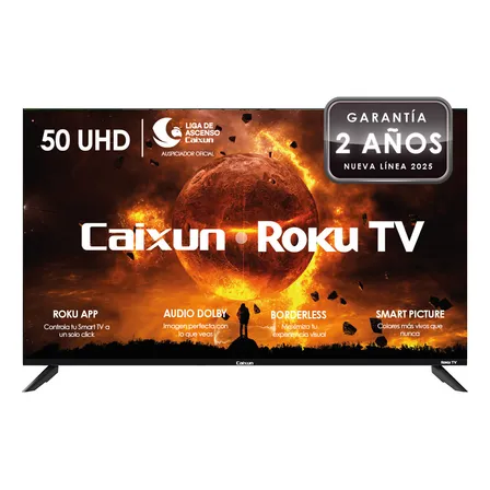 Smart TV Caixun LED 50"" UHD 4K Roku TV C50V1UR